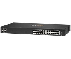 Šakotuvas Hewlett Packard (HP) HPE Aruba Networking CX6000 Managed Switch (R8N88B) 24x 1G Ethernet, 4x 1G SFP, Nicht-PoE