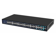 Šakotuvas Switch Lanview LVN-1UMOUNT (Unmanaged 48-Port RJ45 With 2)