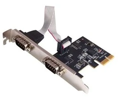 Šakotuvas Longshine Electronics Longshine LCS-6321M, PCIe, Serijinis, Vyriškas, Juoda, Sidabrinė, Pasyvus, FCC, Ce