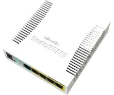 Šakotuvas Jungiklis MikroTik RouterBoard RB260GSP (CSS106-1G-4P-1S)