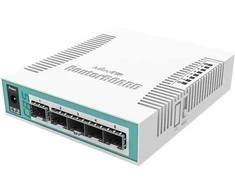 Šakotuvas Mikrotik CRS106-1C-5S, Gigabit Ethernet (10/100/1000), Power over Ethernet (PoE)
