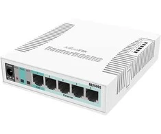 Šakotuvas Mikrotik RB260GS, gigabito eternetas (10/100/1000), maitinimas per eternetą (PoE)