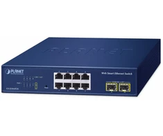 Šakotuvas Planet Technology PLANET 8 prievadų 10/100/1000T + 2 prievadų, valdomas, L2, Gigabit Ethernet (10/100/1000), visiškas dvipusis ryšys