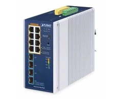 Šakotuvas Planet Technology PLANET IP30 Industrial L2/L4 8 prievadų, valdomas, L2/L4, gigabito Ethernet (10/100/1000), pilnai dvipusis, montuojamas ant sienos