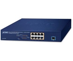 Šakotuvas Switch Planet PLANET MGS-910XP łącza jungiama į tinklą Nie zarządzany 2.5G Ethernet (100/1000/2500) Obsługa PoE Mėlyna