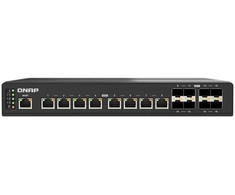 Šakotuvas Qnap Systems QNAP QSW-IM3216-8S8T, valdomas, L2, 10G Ethernet (100/1000/10000), montuojamas į stelažą