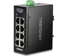 Šakotuvas Trendnet 8-PORT INDUSTRIAL FAST ETHERNE - DIN-RAIL MINI SWITCH