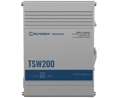 Teltonika TSW200, Nevaldomas, Gigabit Ethernet (10/100/1000), Maitinimas per Ethernet (PoE), Montuojamas ant stovo, Tvirtinamas prie sienos