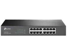 Šakotuvas TP-Link 16 prievadų gigabito darbalaukio / stovo montuojamas tinklo komutatorius, nevaldomas, gigabito eternetas (10/100/1000), pilnai dvipusis, montuojamas į stovą