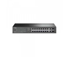 Šakotuvas TP-LINK Omada ES220GP 20 prievadų Gigabit Easy Managed komutatorius su 16 prievadų PoE+