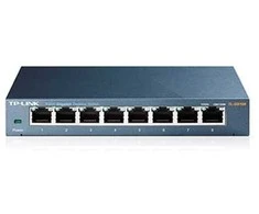 Šakotuvas TP-Link 8 prievadų 10/100/1000 Mbps stalinio tinklo komutatorius, nevaldomas, gigabito eternetas (10/100/1000), pilnai dvipusis