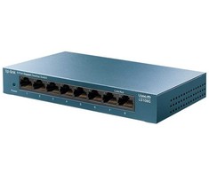 Šakotuvas TP-Link 8 prievadų 10/100/1000 Mbps darbalaukio tinklo komutatorius, nevaldomas, gigabito eternetas (10/100/1000)