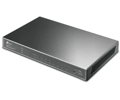 Šakotuvas TP-Link „Omada“ 8 prievadų „Gigabit Smart“ komutatorius su 4 prievadų „PoE+“, valdomas, L2/L2+, „Gigabit Ethernet“ (10/100/1000), maitinimas per eternetą (PoE), montavimas į stelažą