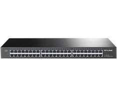 Šakotuvas TP-Link TL-SG1048, nevaldomas, gigabito eternetas (10/100/1000), pilnai dvipusis, montuojamas ant stovo, 1U