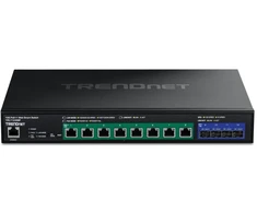 Šakotuvas Switch TRENDnet TPE-7124SBF 12-Port Switch 720W 10G PoE++ Web Smart Switch