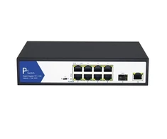 Šakotuvas Jungiklio vertė VALUE PoE+ Gigabit Ethernet jungiklis, 8+2 uplink prievadai (1x GbE + 1x SFP)