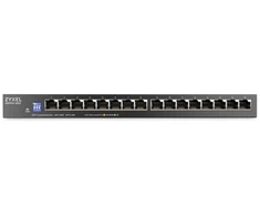 Šakotuvas Switch Zyxel GS1100-16ES-EU0101F 16p Unmanaged, DIP, Fanless, Slim
