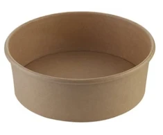 Salotų dubuo paprastas rudas 750 ml Ø185x50 mm 26 oz 50 vnt./pak Rudas 1x1x1 mm (50 vnt.)