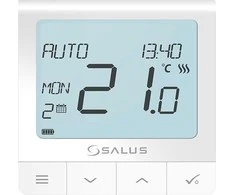 Salus bezvadu termostats Quantum SQ610RF, programmējams, balts
