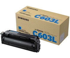 Samsung Originalus HP CLT-C603L žydras toneris, 10 000 puslapių (CLT-C603L/ELS), skirtas C4010ND, C4060FX spausdintuvams