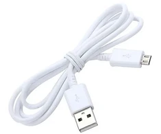 Samsung USB 2.0/micro USB, 1 m, 1 m, USB A, Micro-USB A, USB 2.0, Kištukas/Kištukas, Balta