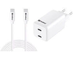 Įkroviklis Sandberg AC Charger USB-C PD65W EU 3M (441-76)