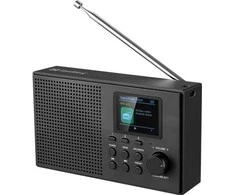 Sandberg Technaxx Speaker Radio DAB+BT Recharge, portable DAB+/FM radio with Bluetooth, Juodas