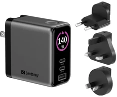 Įkroviklis Sandberg Travel Charger PD140W Ekranas (441-72)