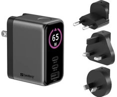 Įkroviklis Sandberg Travel Charger PD65W Ekranas (441-70)