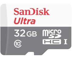 Sandisk 32 GB „Ultra Micro SDHC“ ir SD atminties kortelės adapteris