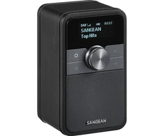 Sangean DDR-8 Portables DAB-Radio Echtholz-Gehäuse Mitternachtseiche