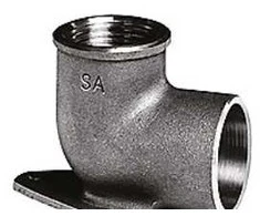 Sanha Dangtelio kampas 1/2–15 mm – vamzdžio sriegio įvorė ir litavimo įvorė su trikampiu flanšu