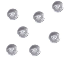 Santex Skaidrūs konfeti karoliukai, 7 mm