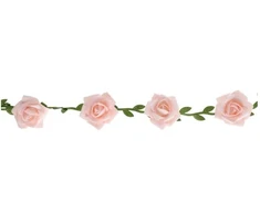 Santex Rožinė rose garland, 120 cm