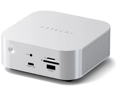 Satechi Thunderbolt 5 CubeDock doko stotis su SSD korpusu, 140 W, F tipo kištukas