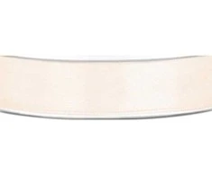 Party Deco Juostelė satino 12mm/25m šviesiai kreminė