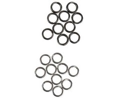 Savage Gear Nerūdijančio plieno skaldymo žiedų mišinys, kaltas 9 mm, SS, 32 kg, 20 vnt.