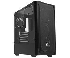 Savio Noctis Flow, Kubinis, PC, Juoda, ATX, micro ATX, Mini-ITX, Namams/Buitui, 17 cm
