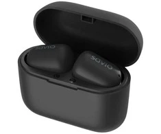 Savio TWS-09, True Belaidės Stereo (TWS), Calls/Music, 20 - 20000 Hz, Ausinės, Juodas