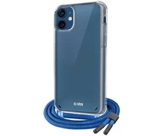 Mėlynas SBS dėklas „Mėlyna“ su spalvotu dirželiu, skirtas iPhone 12/12 Pro