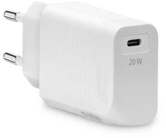 SBS GreenLine Reiselader 20W USB-C PD baltas