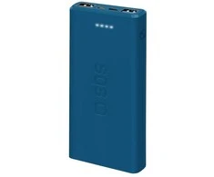 Powerbank SBS 10000 mAh 10W 1xUSB-C 2xUSB mėlyna