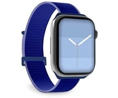 Case4Me „SBS“ nailoninis laikrodžio dirželis, skirtas „Apple Watch 38/40/41 mm“. Tamsiai mėlynas.