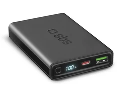 SBS Powerbank 10.000 mAh Power Delivery 20W mit LCD-Ekranas juodas