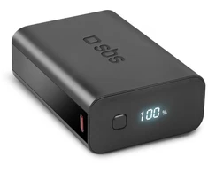 SBS Powerbank 20.000 mAh Power Delivery 20W mit LCD-Ekranas juodas