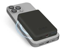SBS TEBB5000MAG1CK belaidis maitinimo blokas 5000 mAh USB-C, suderinamas su MagSafe – juodas