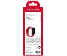 Case4Me SBS silikoninis laikrodžio dirželis, skirtas „Apple Watch 38/40/41 mm“. Raudonas.