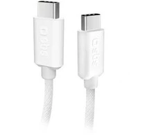 SBS TECABLETISSUETCCG USB-C – USB-C 1.5m 60W pintas kabelis – pilkos spalvos