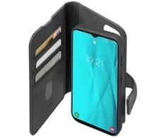 SBS Nuimamas piniginės dėklas Samsung Galaxy A13 5G, juodos spalvos