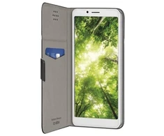 SBS TEBOOKSLIMUN68K universalus telefonų dėklas su atlenkiamu viršeliu iki 6.8", juodas